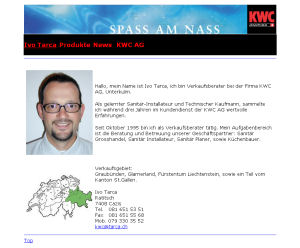 Ivo Tarca, Firma KWC AG, Unterkulm